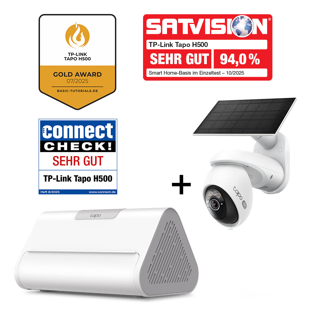 Tapo C660 KIT  360°+ H500 Speicher-Bundle - 