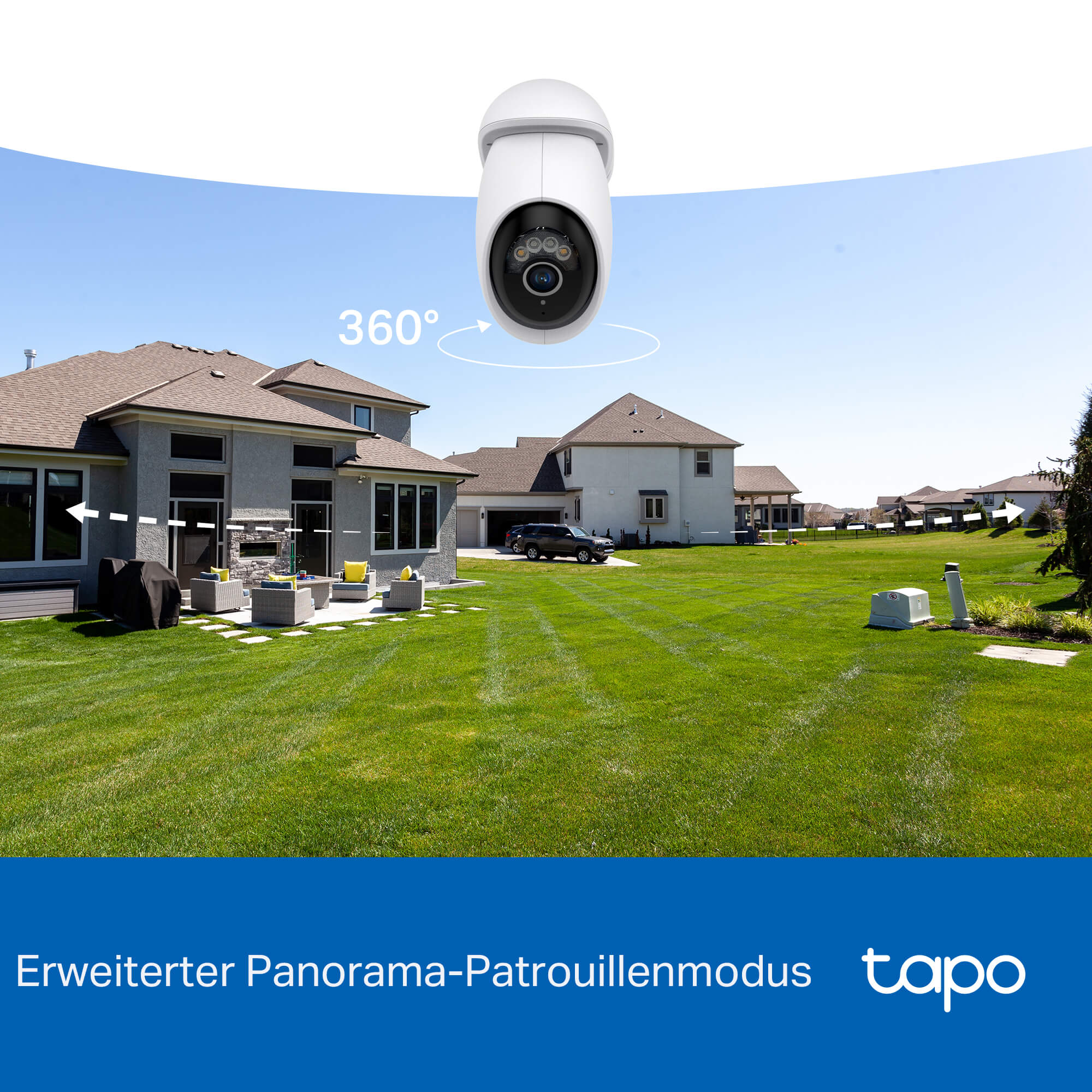 Tapo C560WS 4K 8MP, 360° - überwachungskamera aussen