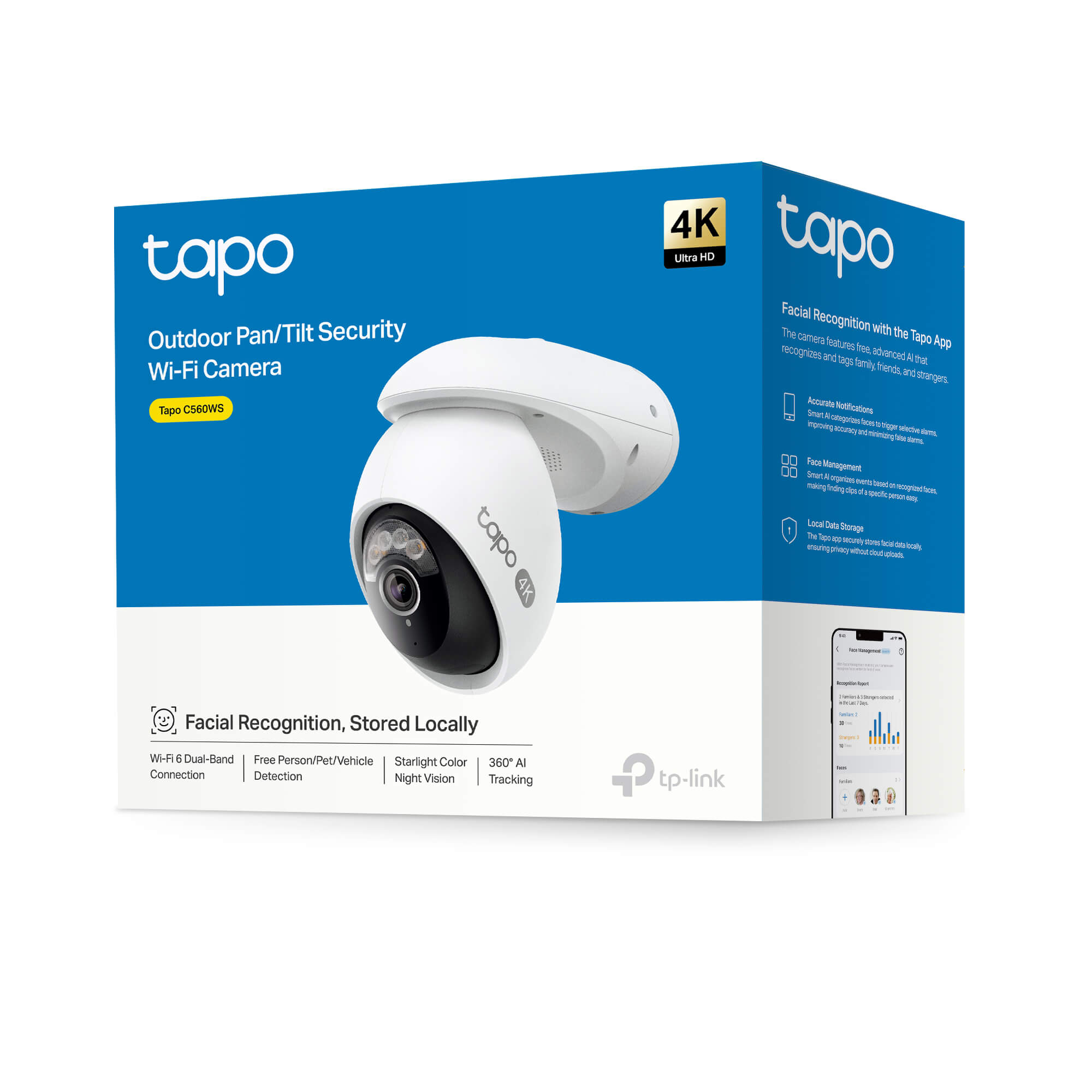 Tapo C560WS 4K 8MP, 360°