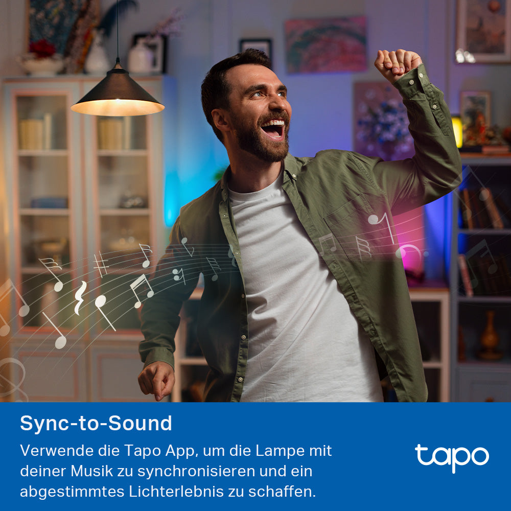 Tapo L430P Smart P45 Glühbirne E14, 470 Lumen Mehrfarbig