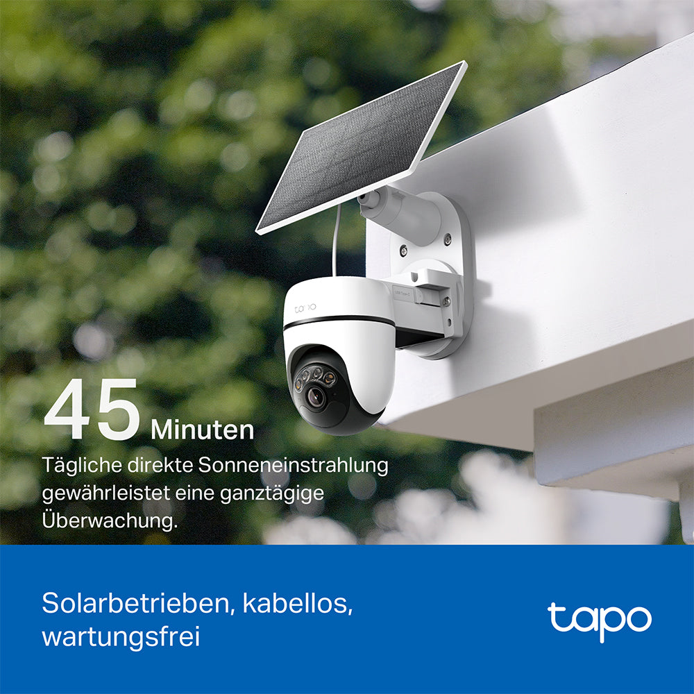 Tapo C610 KIT 2K 3MP 360°, Solarpanel-Set - Surveillance Cameras