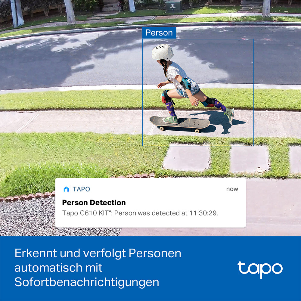 Tapo C610 KIT 2K 3MP 360°, Solarpanel-Set - Surveillance Cameras