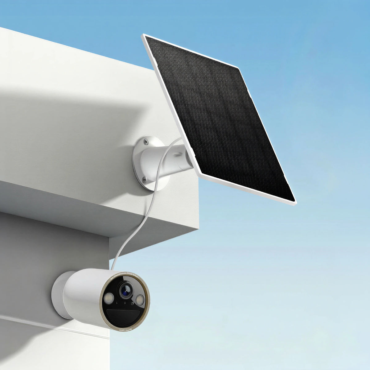 Solarbetriebene Überwachungskamera