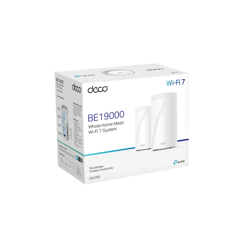 BE19000 Tri-Band Wi-Fi 7 Mesh System | Deco BE85(2er-Pack)