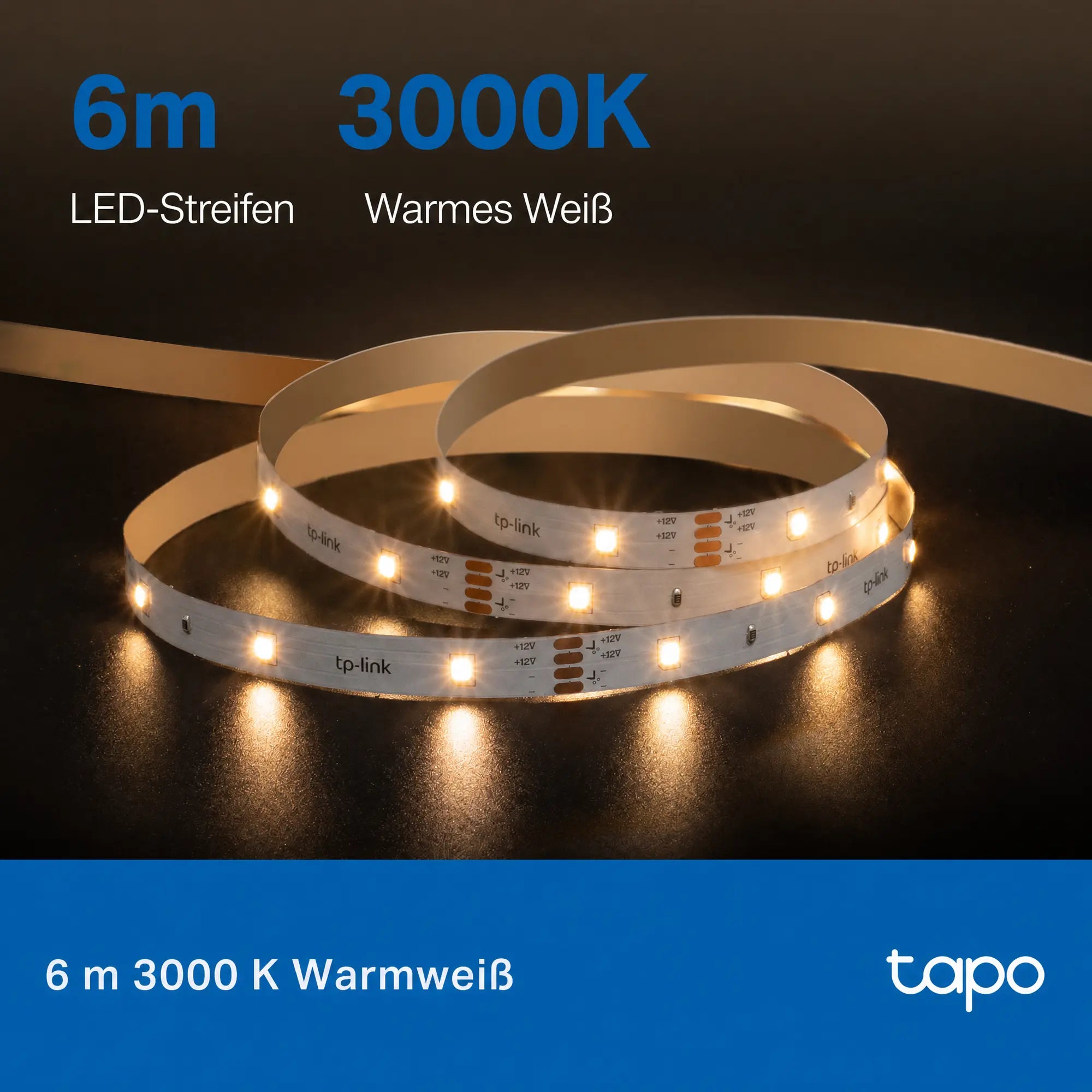 Tapo L901-6 | Smart WLAN Lichtstreifen 6 m mit 2 Bewegungssensoren