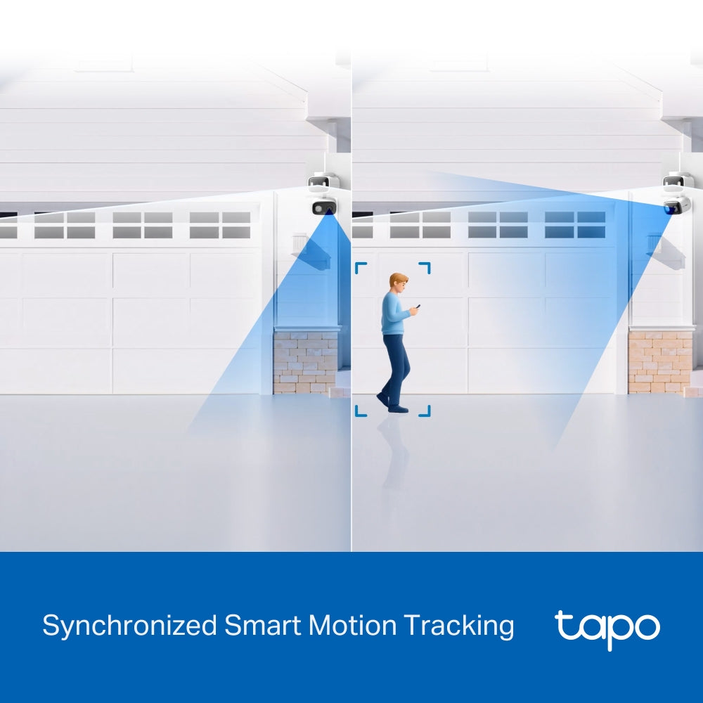 Tapo C246D 2K 3MP, Dual-Objektiv für Innen & Außen
