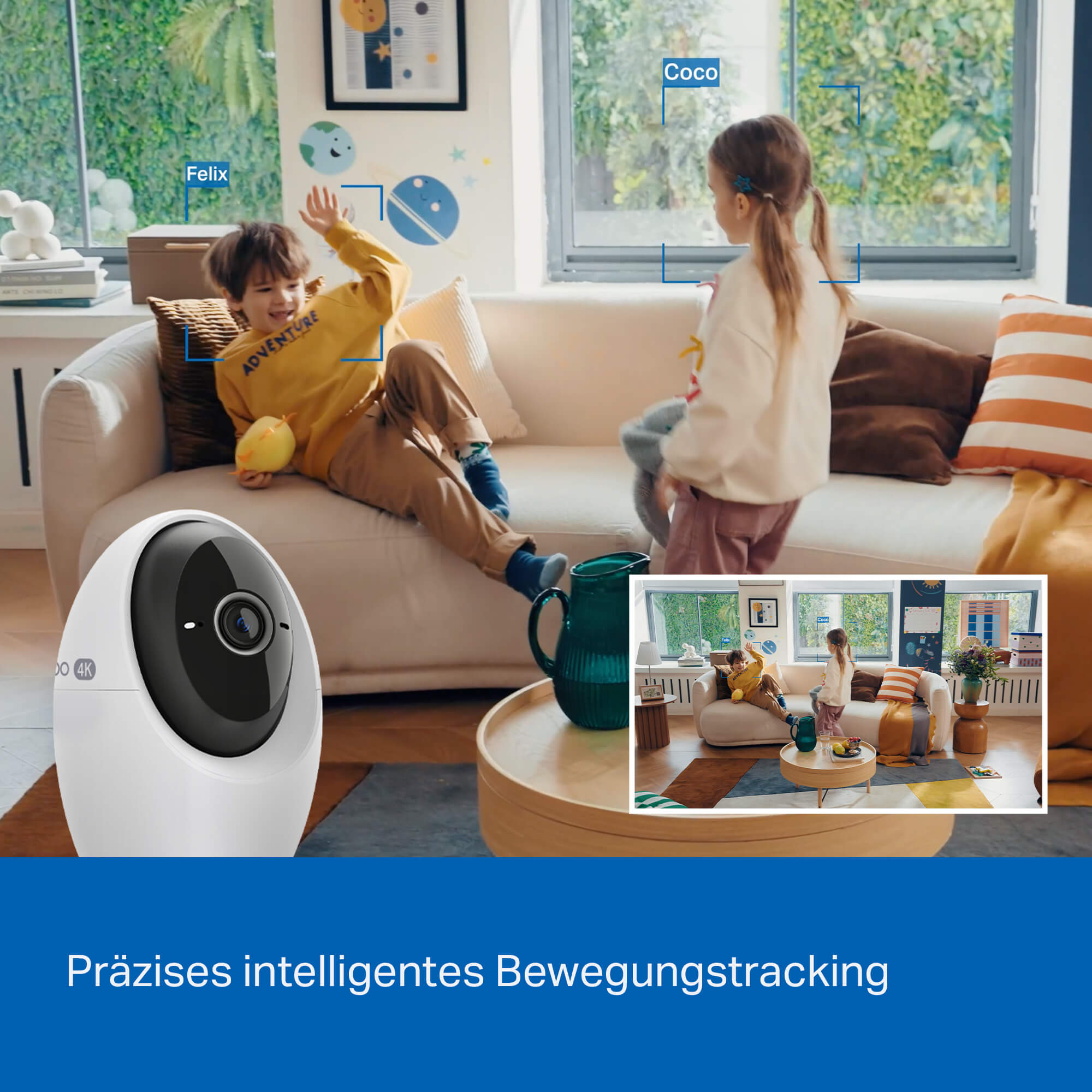Tapo C260 4K 8MP, 360° Innenraumkamera