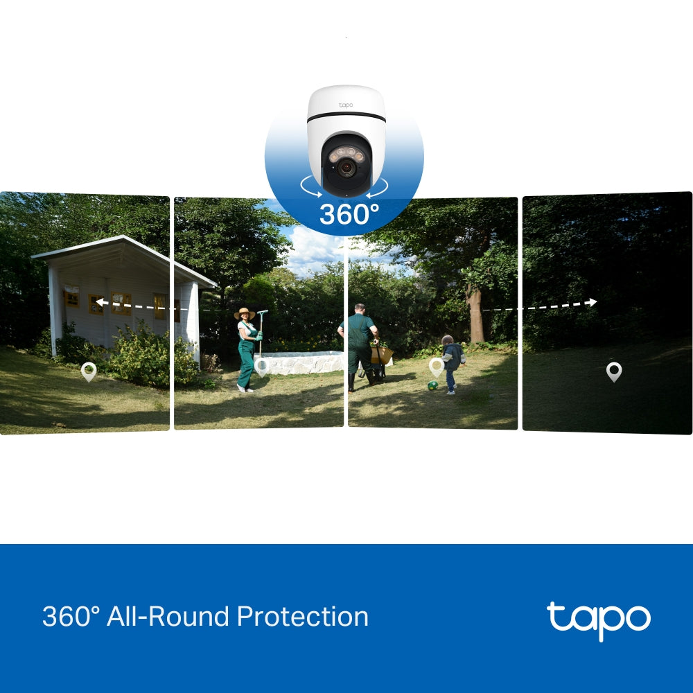 3K 5MP 360° Solarbetriebene Kamera | Tapo C630 KIT
