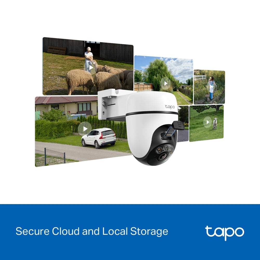 3K 5MP 360° Solarbetriebene Kamera | Tapo C630 KIT