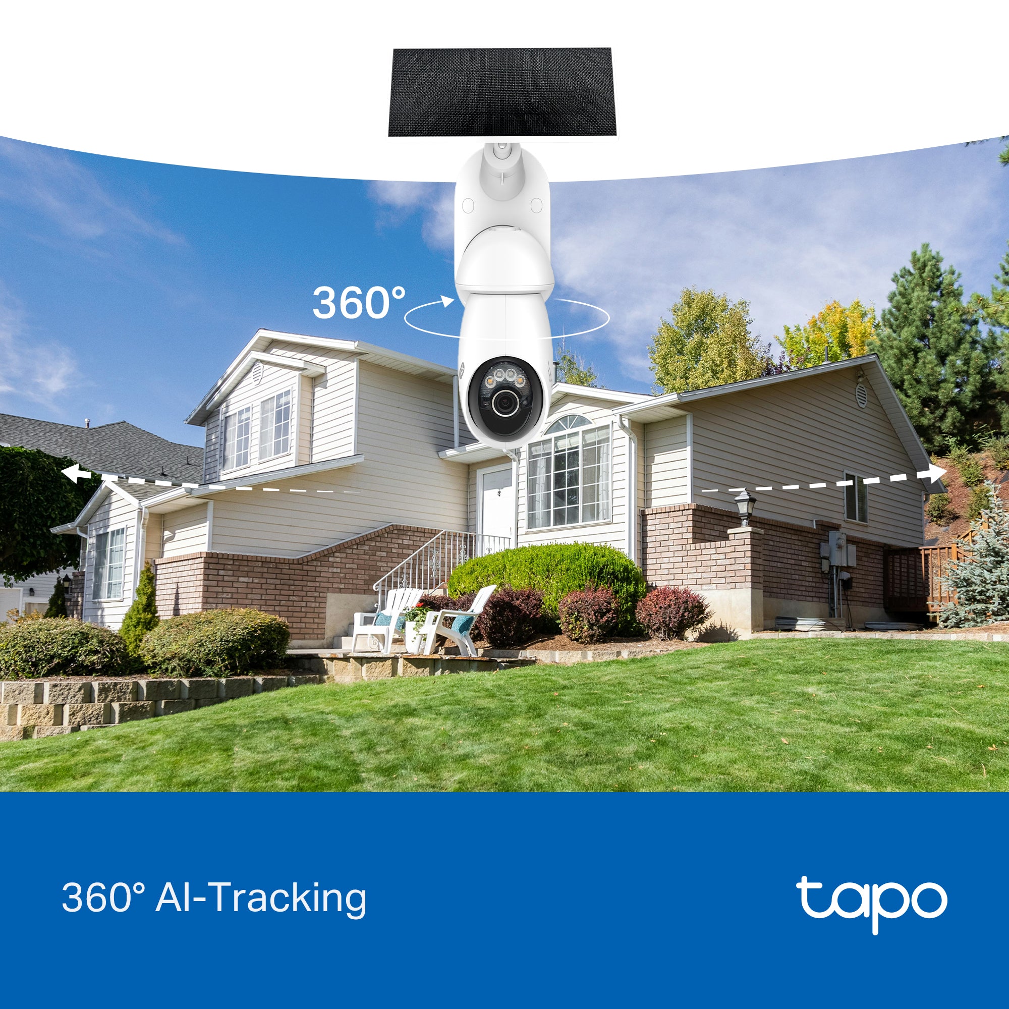 Tapo C660 KIT 4K 8MP 360°, Solarpanel-Set