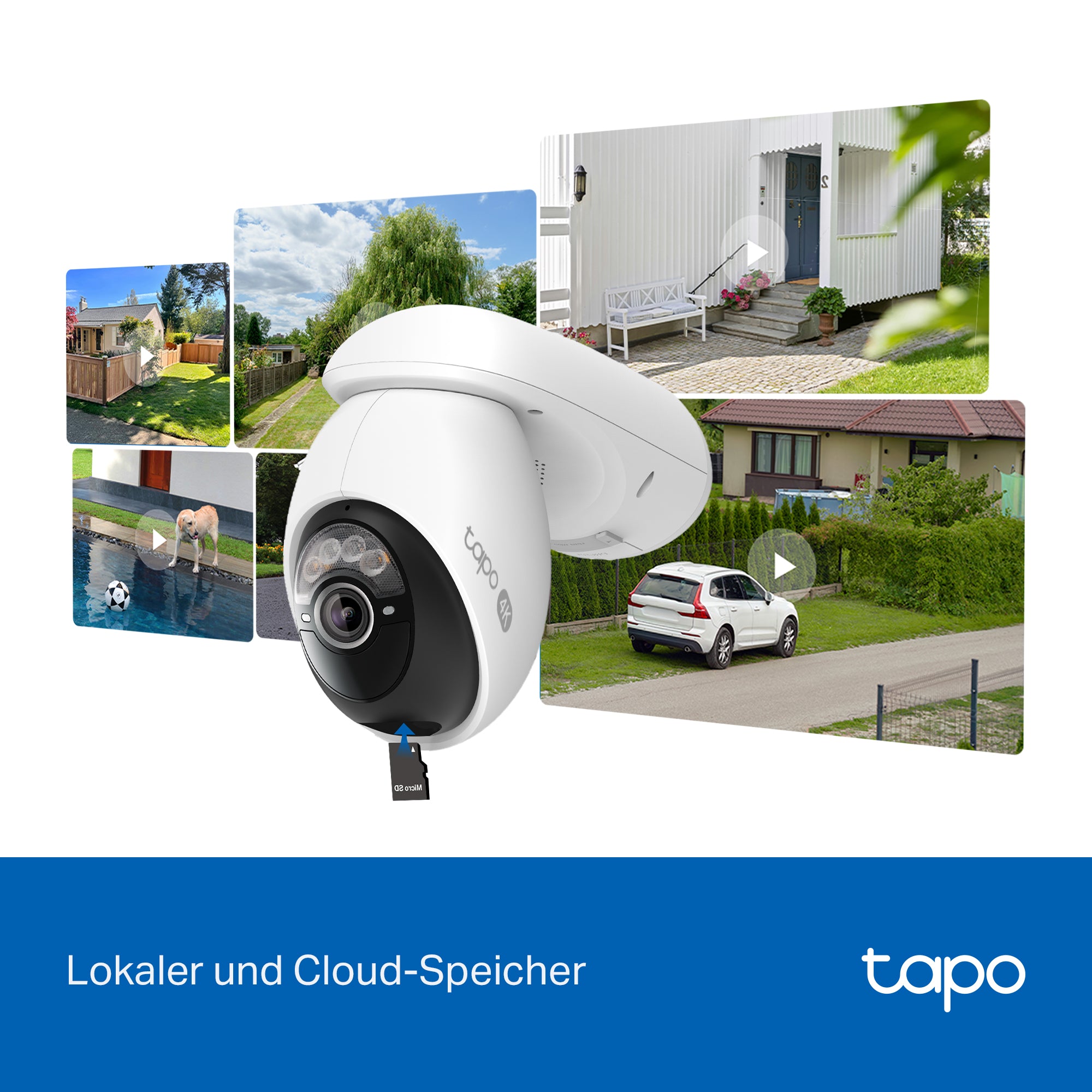 Tapo C660 KIT 4K 8MP 360°, Solarpanel-Set