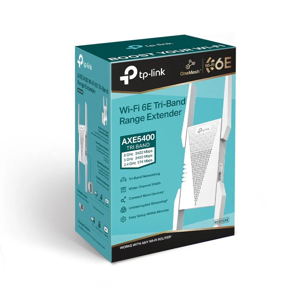 AXE5400 Tri - Band Wi - Fi 6E WLAN Repeater | RE815XE - RE815XE