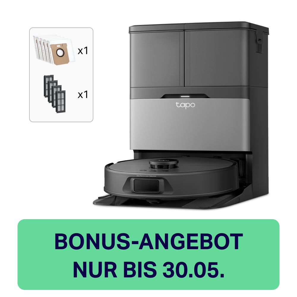 Tapo RV50 Pro Omni Set mit HEPA-Filter & Staubbeuteln