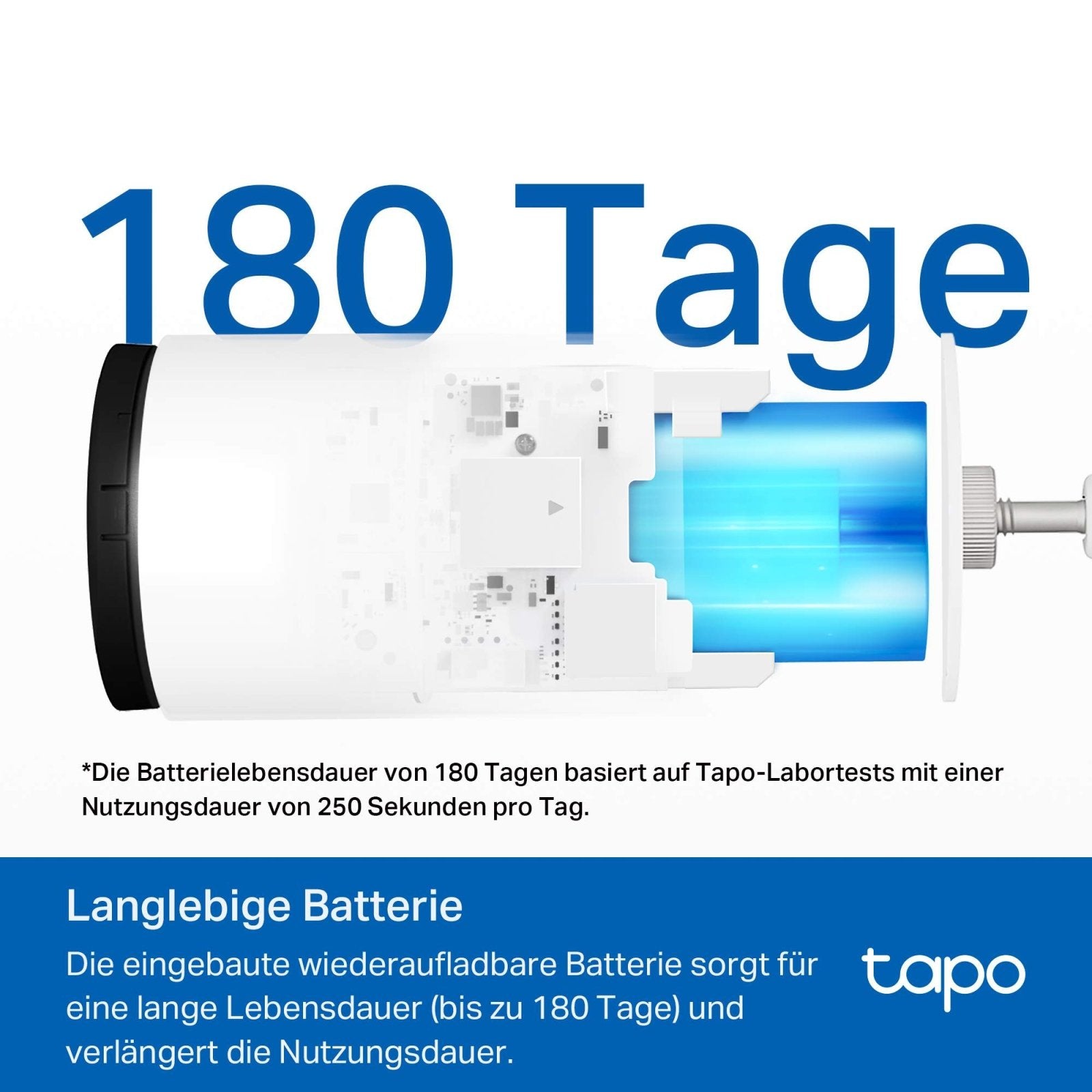 Tapo C410 2K 3MP, 6400mAh - Akku - Tapo C410