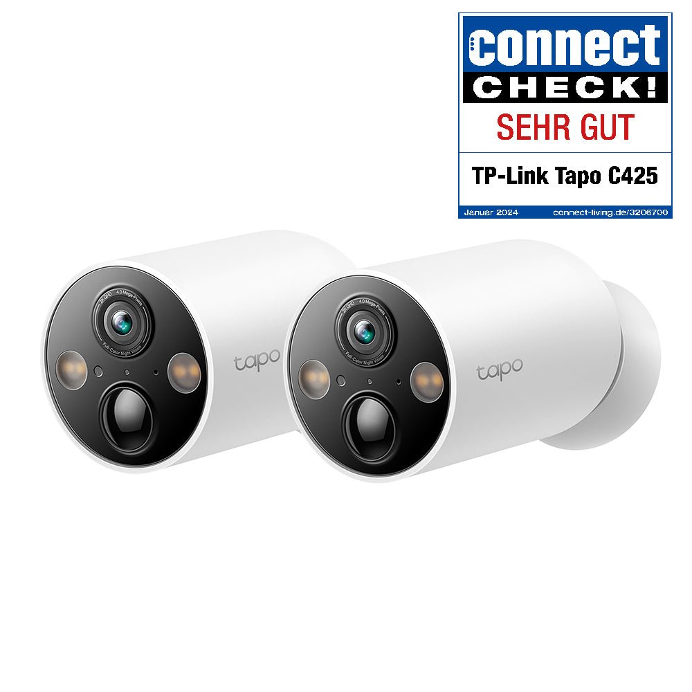 Tapo C425(2 - pack) 2K 4MP, 10000mAh - Akku - Tapo C425(2St.)