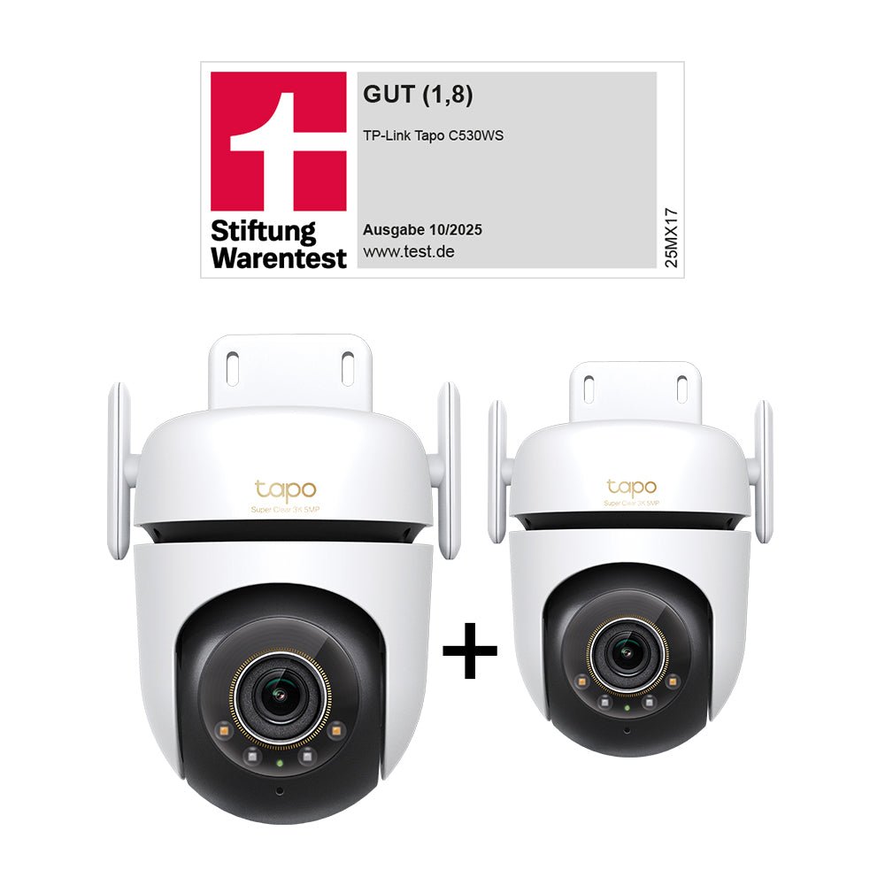 Tapo C530WS 3K 5MP 360°, Doppelpack - Oktober3