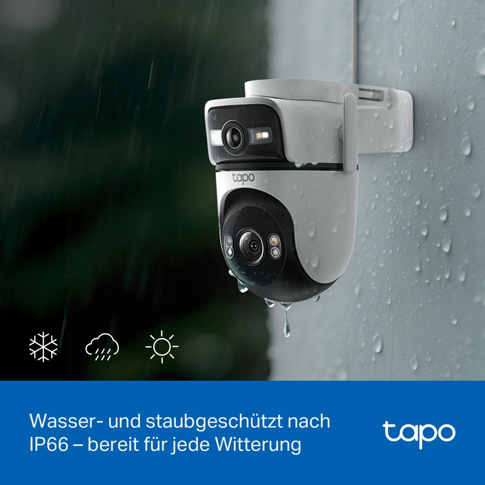 Tapo C545D 2K 3MP, Dual - Objektiv für Außenbereich - Tapo C545D