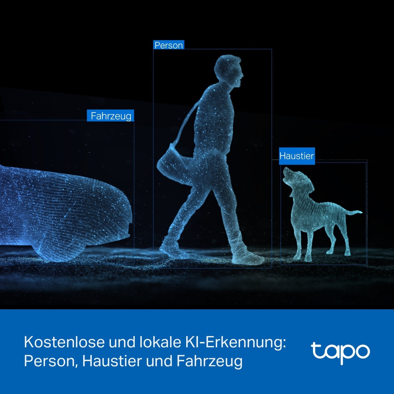 Tapo C545D 2K 3MP, Dual - Objektiv für Außenbereich - Tapo C545D