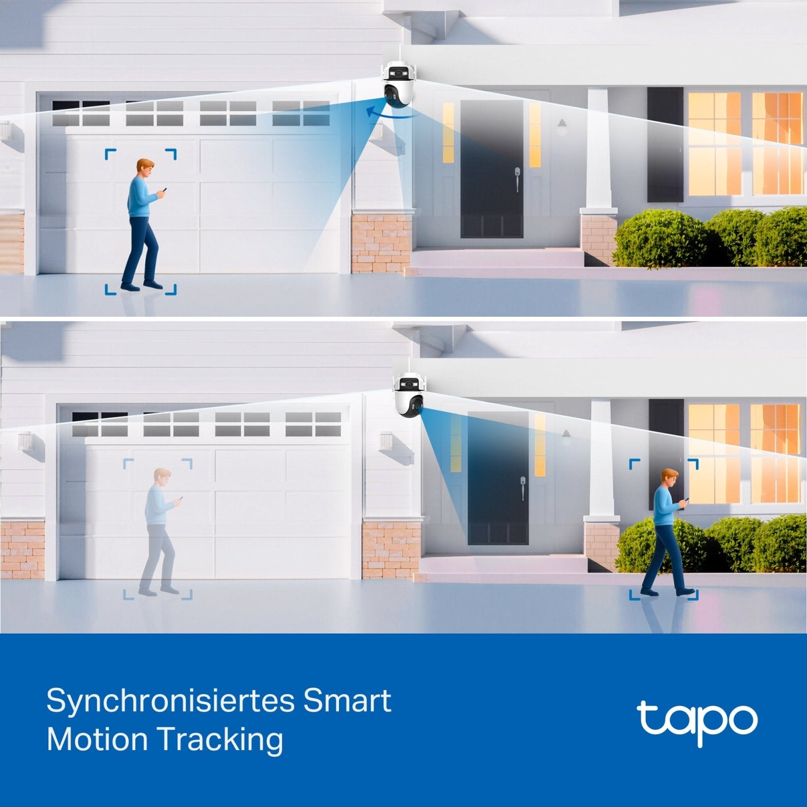 Tapo C545D 2K 3MP, Dual - Objektiv für Außenbereich - Tapo C545D