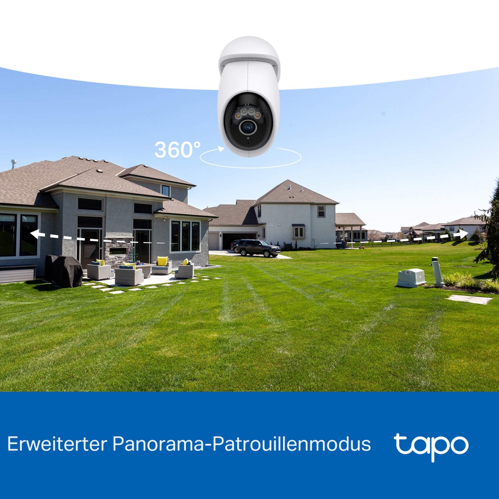 Tapo C560WS 4K 8MP, 360° Abdeckung, Starlight Farb - Nachtsicht, LAN - Anschluss - Tapo C560WS