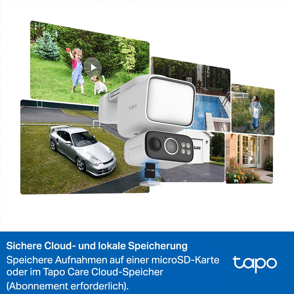 Tapo C615F KIT, 2K 3MP, 360° Abdeckung, 800 - Lumen, Solar - Flutlicht - Kamera - Tapo C615F KIT