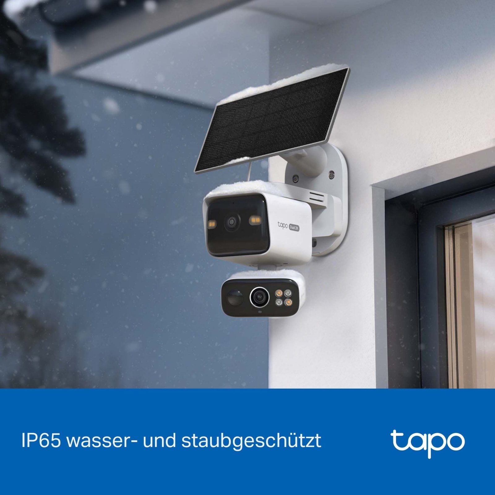 Tapo C645D KIT Solarbetriebenes dual lens Pan/Tilt Sicherheitskamera - Kit - Tapo C645D KIT