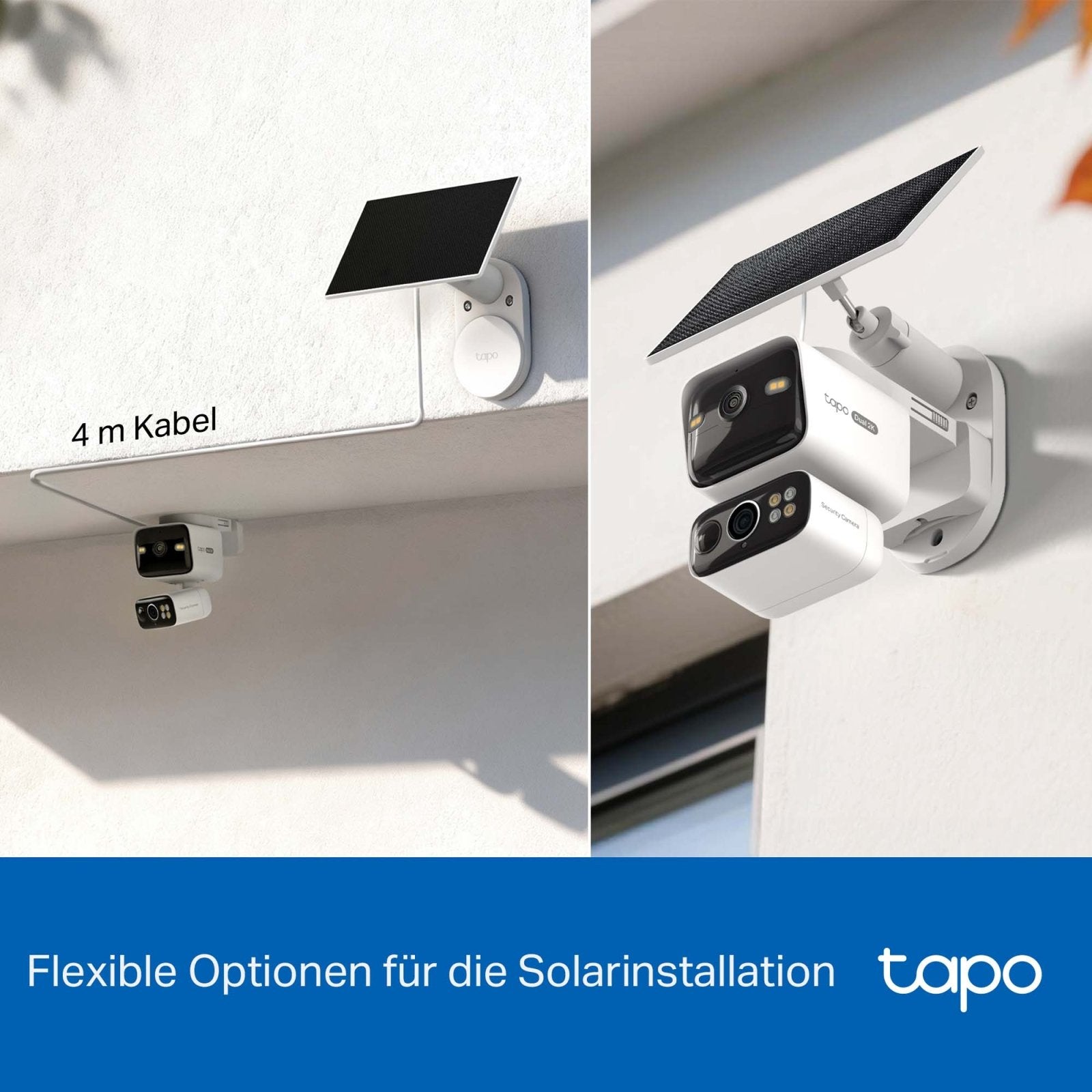 Tapo C645D KIT Solarbetriebenes dual lens Pan/Tilt Sicherheitskamera - Kit - Tapo C645D KIT