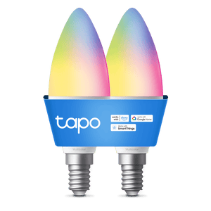 E14 & 470 Lumen Tapo L430C(2er-Pack) | WLAN Glühbirne mehrfarbig