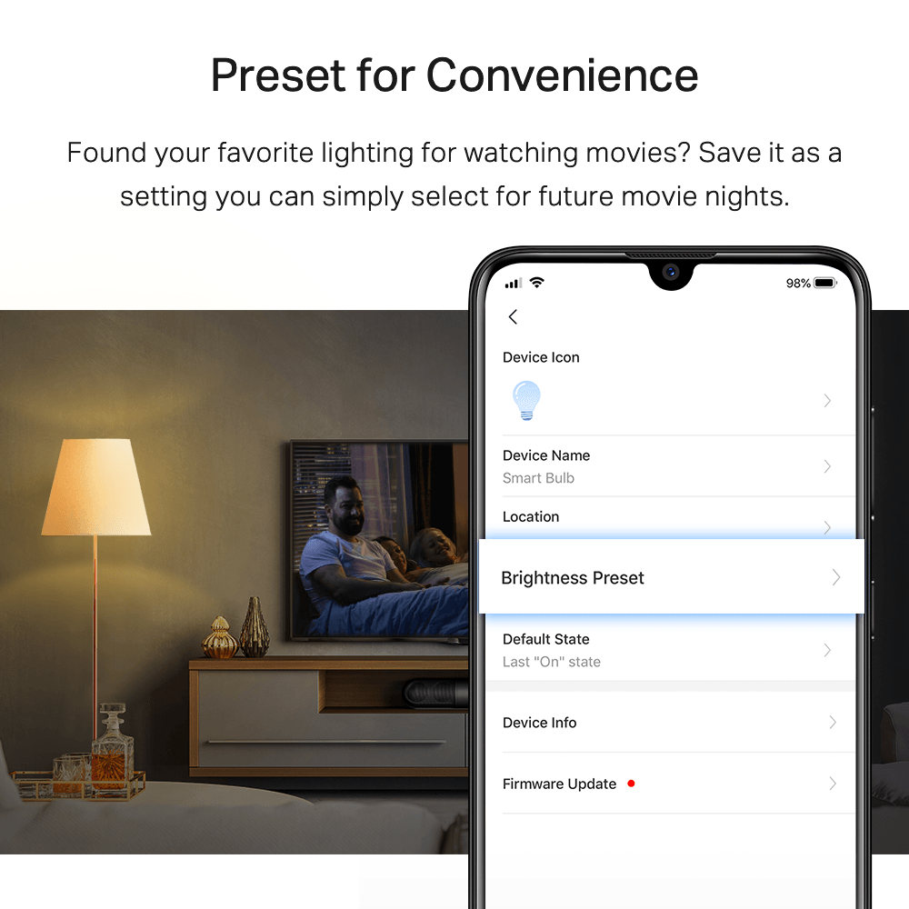 Tapo L510E WLAN Glühbirne, 806 Lumen Warmlicht - Tapo L510E
