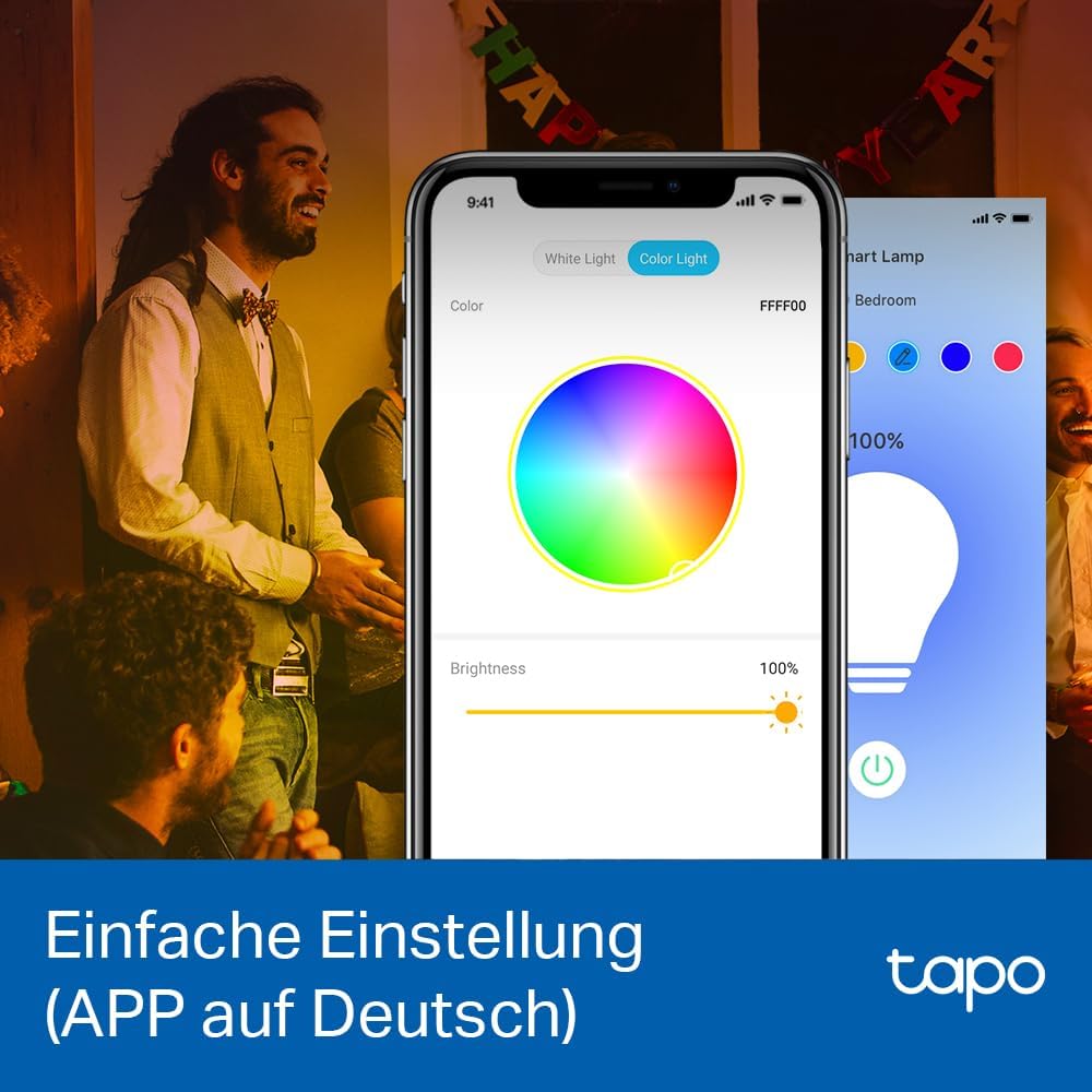 Tapo L530E WLAN Glühbirne, 806 Lumen Mehrfarbrige - Tapo L530E
