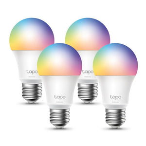 E27 & 806 Lumen Tapo L530E(4er-Pack) | WLAN Glühbirne mehrfarbig