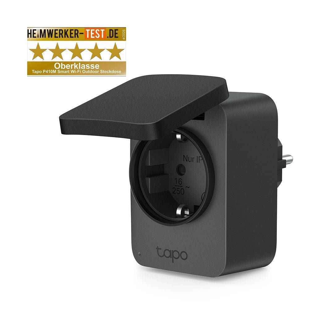 Tapo P410M | Outdoor WLAN Steckdose IP54 Spritzwasser - & Staubgeschützt - Tapo P410M