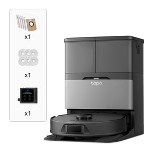 Tapo RV50 Pro Omni Komplettpaket – Saug- & Wischroboter mit Zubehör-Set