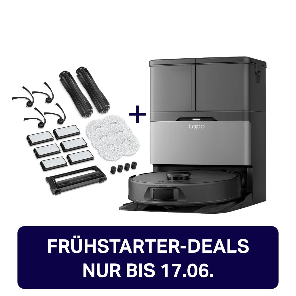 Tapo RV50 Pro Omni + RVA110 Zubehör-Set Bundle - Mai8