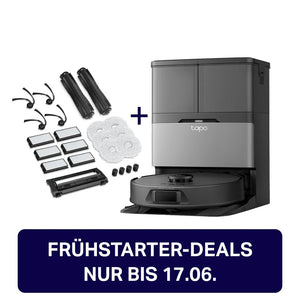 Tapo RV50 Pro Omni + RVA110 Zubehör-Set Bundle