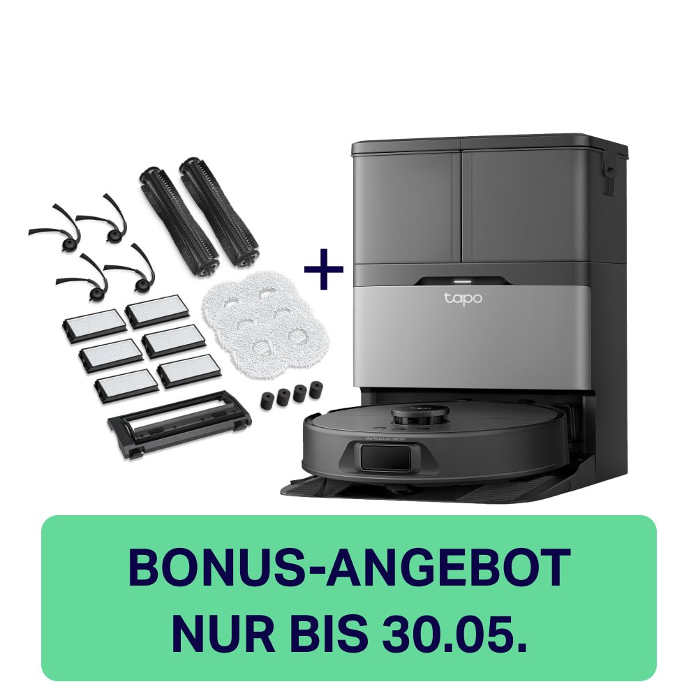 Tapo RV50 Pro Omni + RVA110 Zubehör - Set Bundle - Mai8