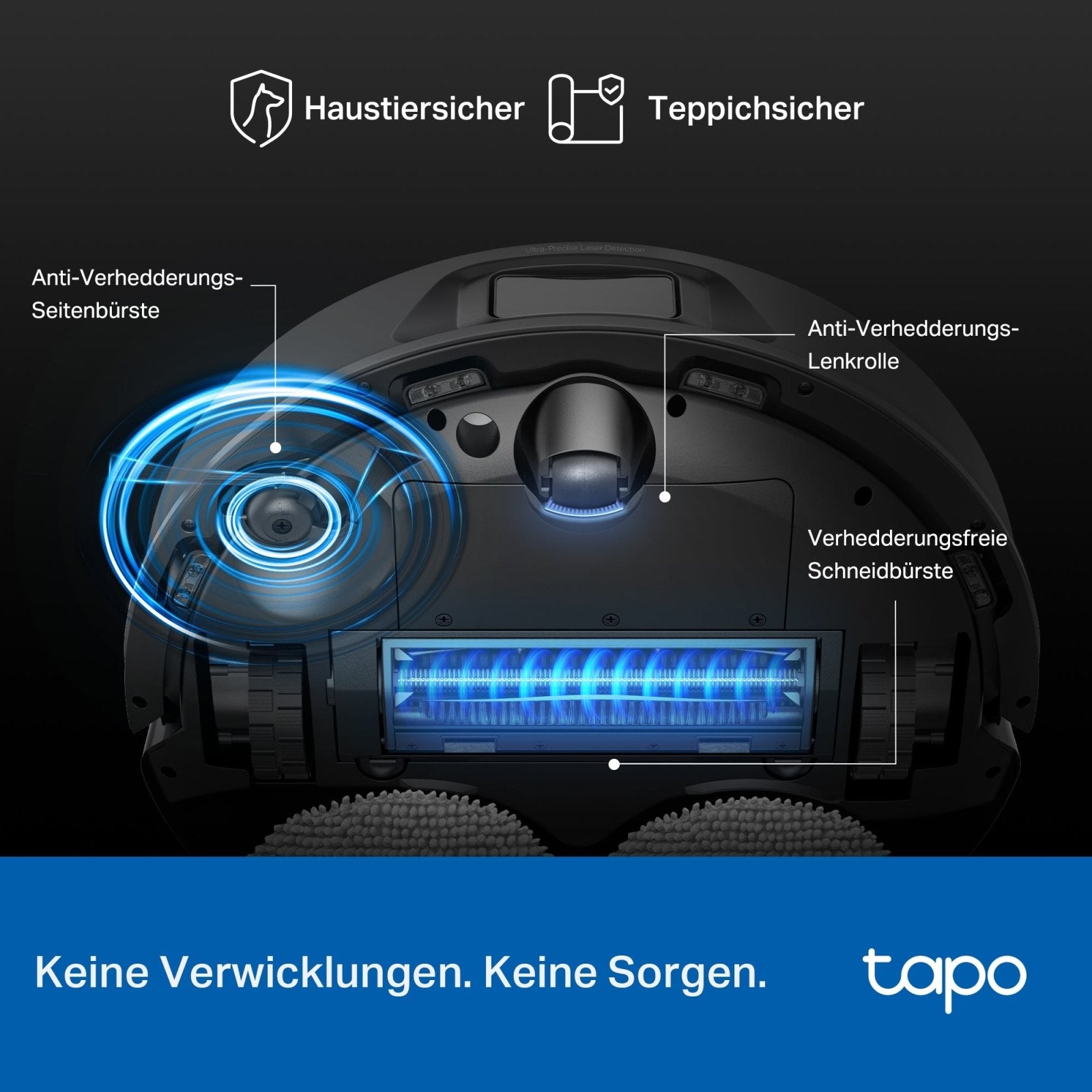 Tapo RV50 Pro Omni, Saug - & Wischroboter mit Selbstreinigung - Tapo RV50