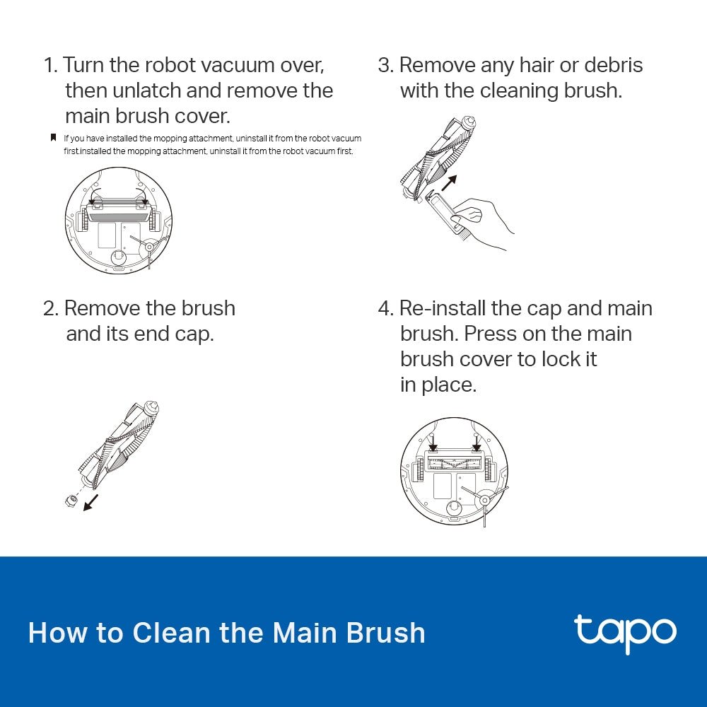 Tapo RVA105 Ersatzkit, Nur für Tapo RV30/20 Max und Max Plus - Tapo RVA105