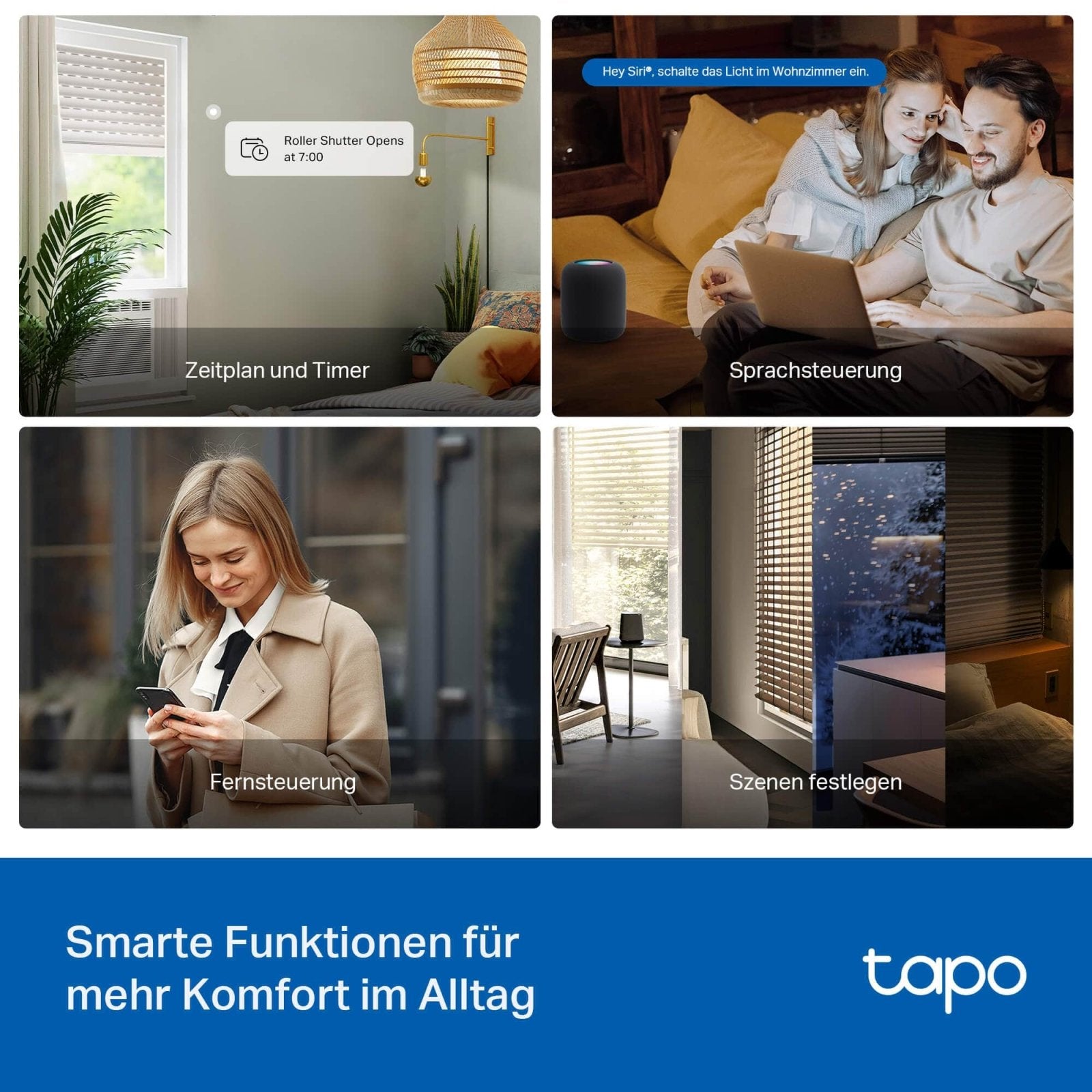 Tapo S112, 2 - Kanal WLAN und Bluetooth Smart Relaisschalter, Rolladen - und Lichtsteuerung - Tapo S112
