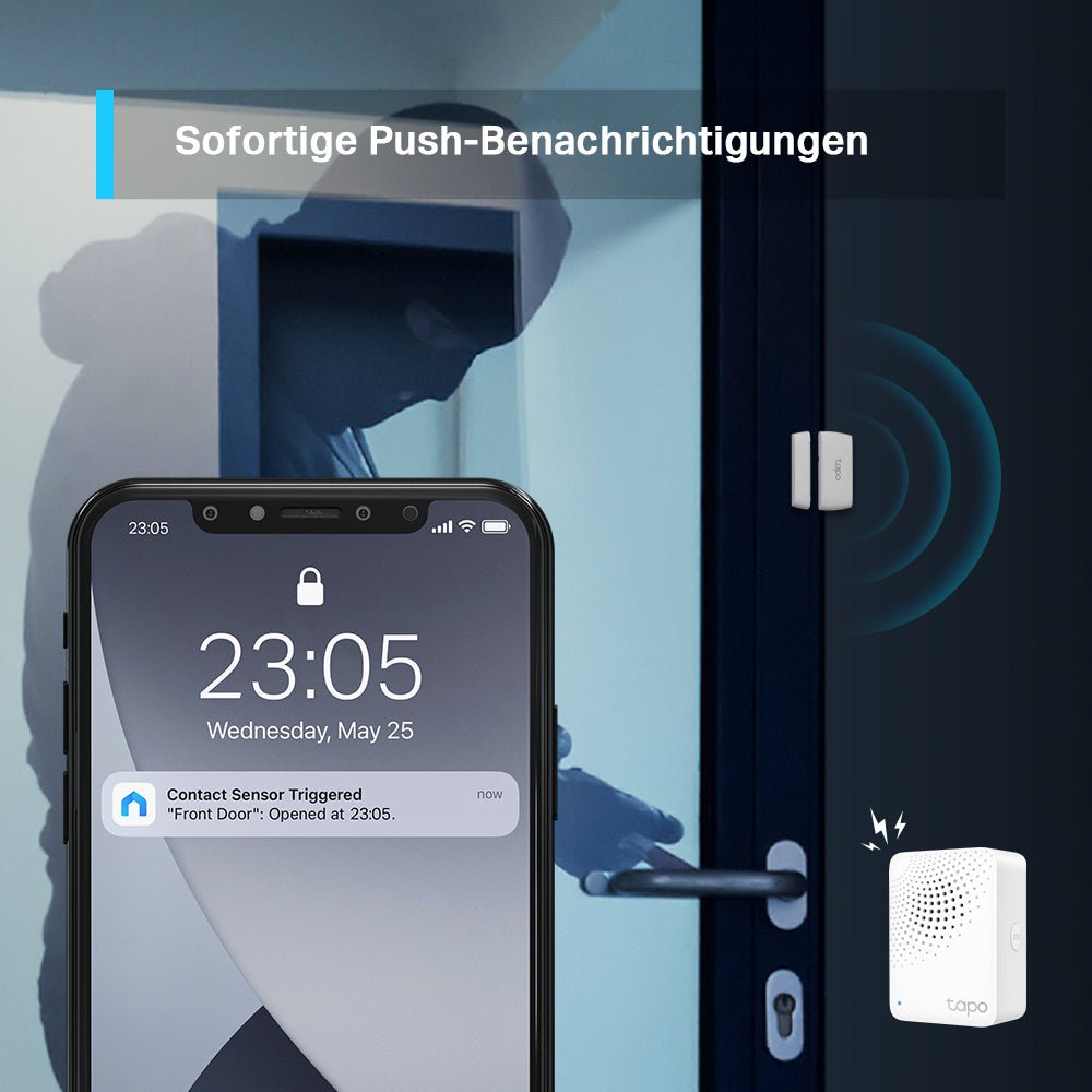 Tapo T110 Smart Kontakt Sensor für Fenster - /Türsicherung - Tapo T110