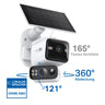 2K+2K Dual-Objektiv 360° Solarbetriebene Kamera | Tapo C645D KIT