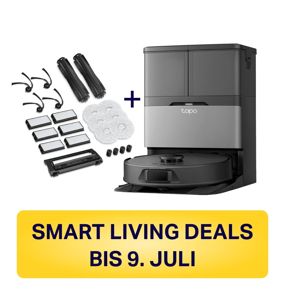 Tapo RV50 Pro Omni + RVA110 Zubehör-Set Bundle