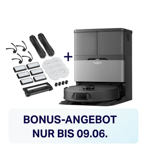 Tapo RV50 Pro Omni + RVA110 Zubehör-Set Bundle